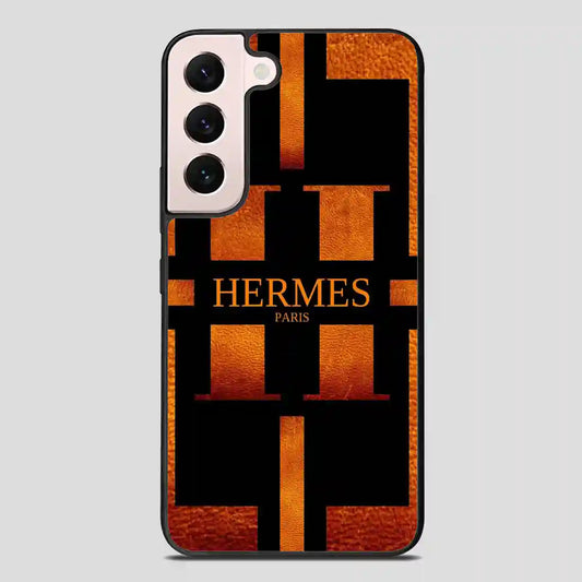 Hermes Paris Gold Samsung Galaxy S22 Plus Case