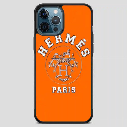 Hermes Paris Orange iPhone 12 Pro Max Case