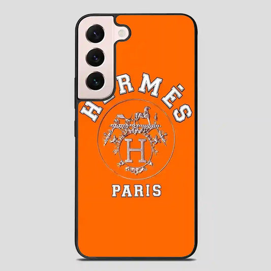 Hermes Paris Orange Samsung Galaxy S22 Plus Case