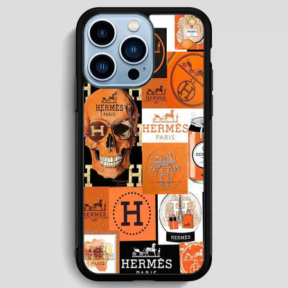 Hermes Paris Skull iPhone 13 Pro Max Case