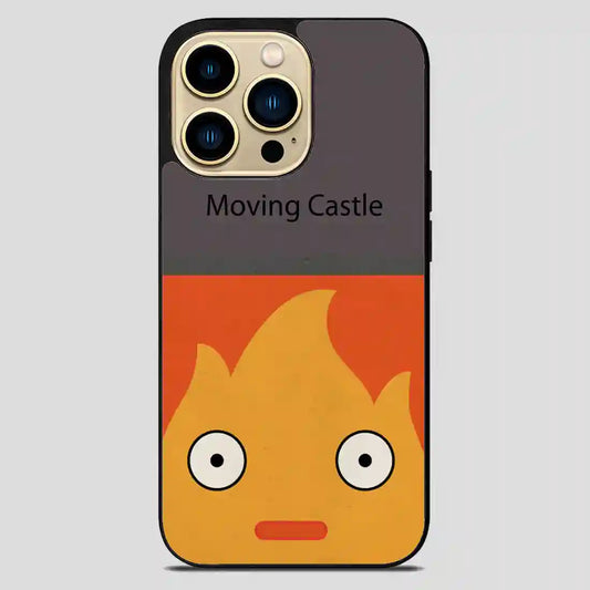 Howls Moving Castle Retro iPhone 14 Pro Max Case