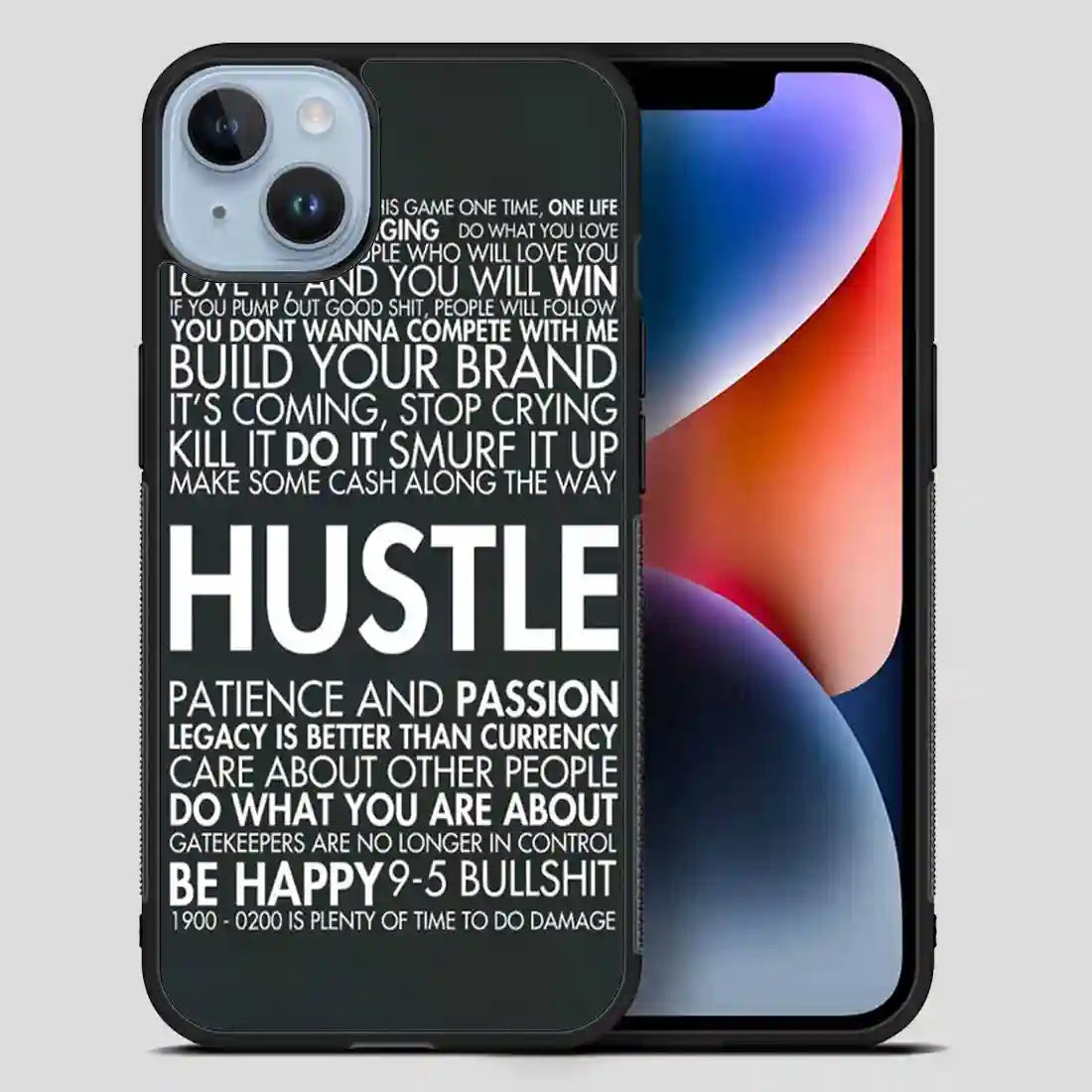 Hustle Collage iPhone 14 Plus Case