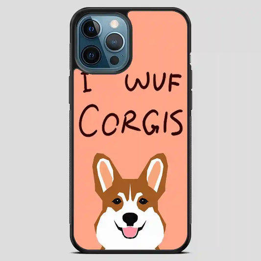 I Wuf Corgis Retro iPhone 12 Pro Max Case