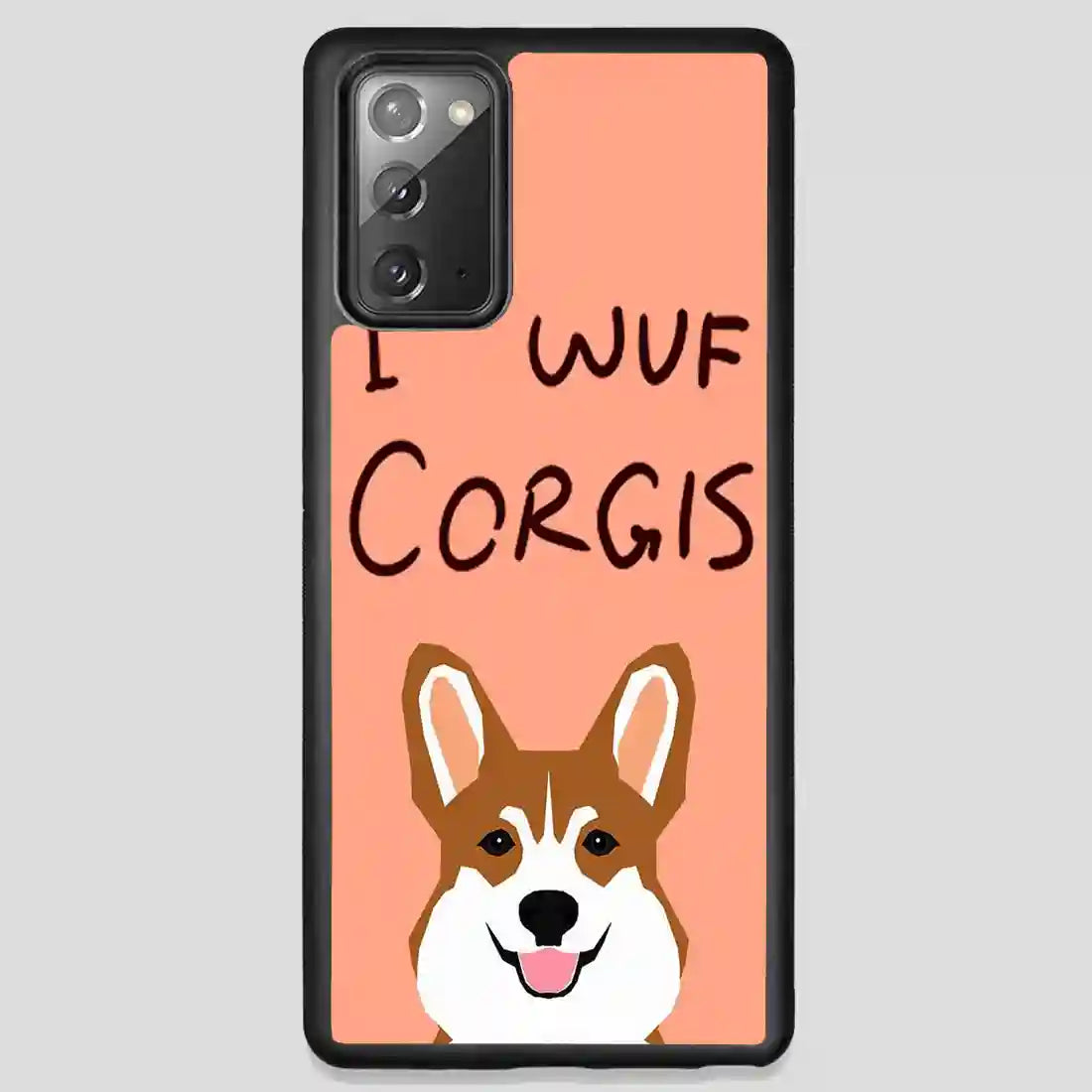 I Wuf Corgis Retro Samsung Galaxy Note 20 Case