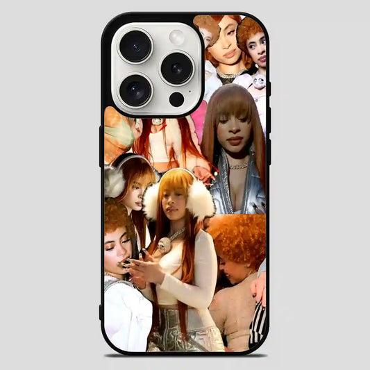 Ice Spice Rap Collage iPhone 15 Pro Max Case