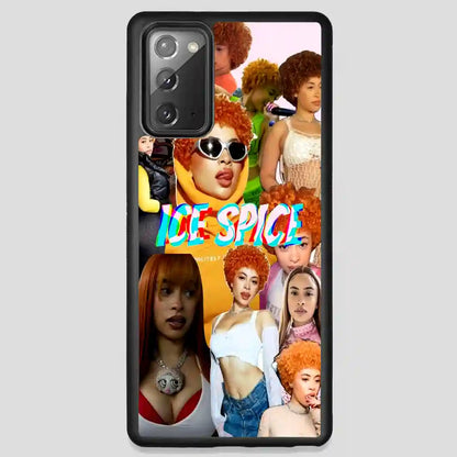 Ice Spice Rapper Collage Samsung Galaxy Note 20 Case