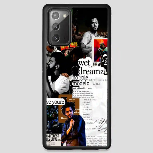 J Cole Rap Samsung Galaxy Note 20 Case