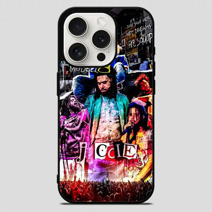 J Cole Rapper Singer Rap iPhone 15 Pro Max Case