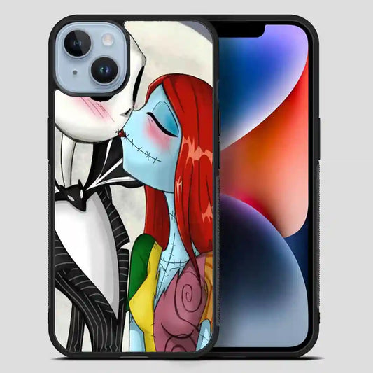 Jack End Sally In Love Nightmare Before Christmas iPhone 14 Plus Case