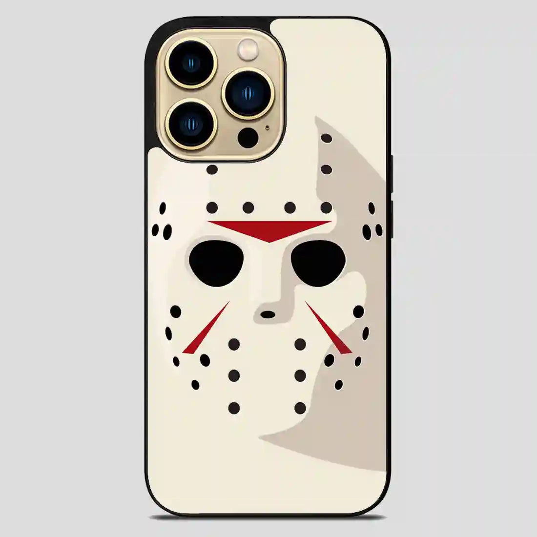 Jason Friday Colorfullth Hockey Mask iPhone 14 Pro Max Case