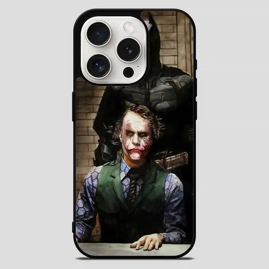 Joker And Batman iPhone 15 Pro Max Case