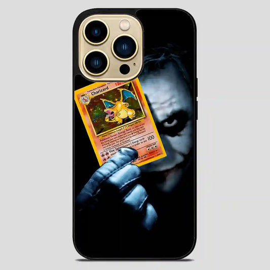 Joker Playing Card Pokemon iPhone 14 Pro Max Case