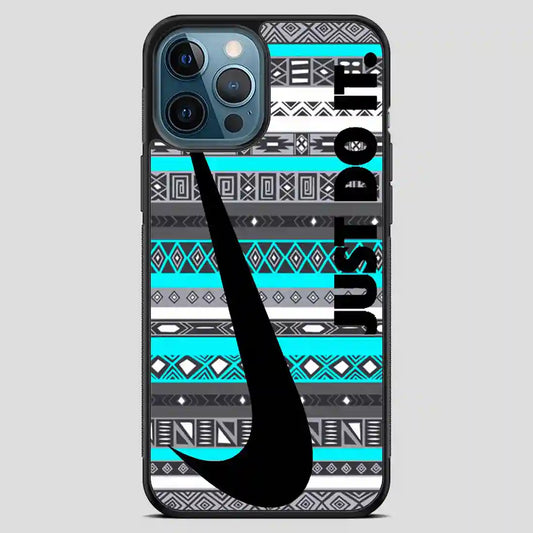 Just Do It Aztec Blue iPhone 12 Pro Max Case