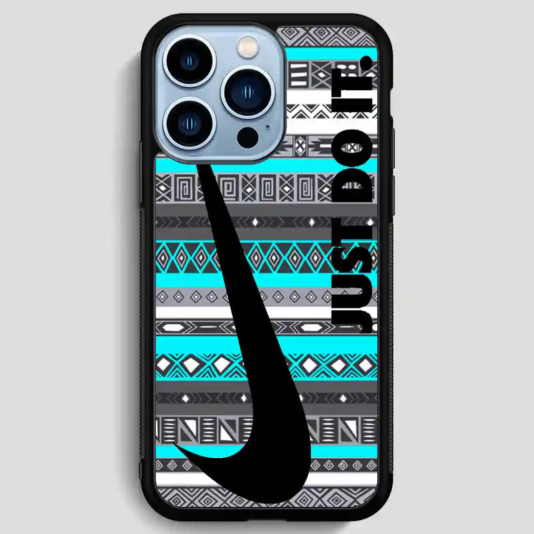 Just Do It Aztec Blue iPhone 13 Pro Max Case