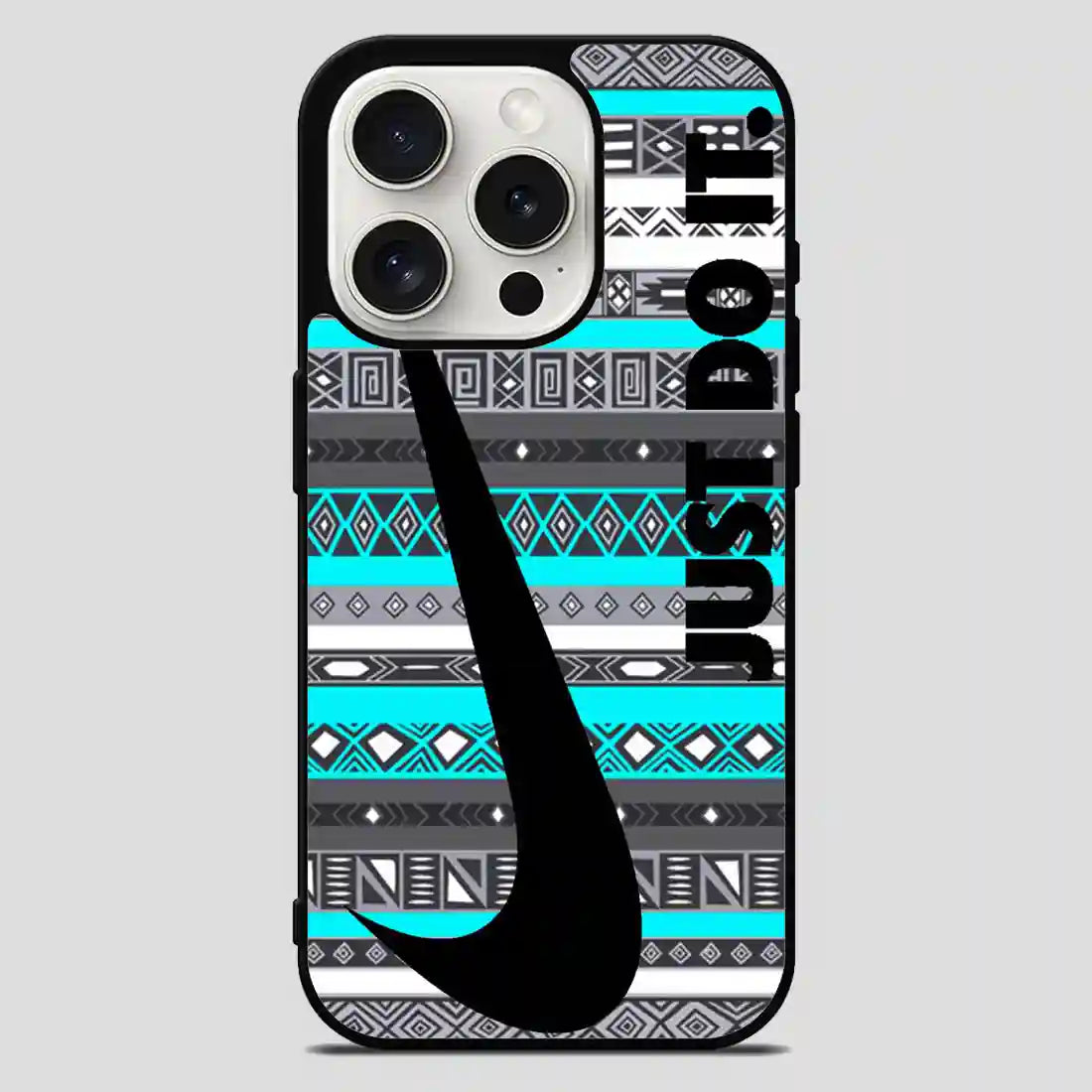 Just Do It Aztec Blue iPhone 15 Pro Max Case