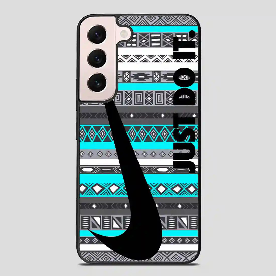 Just Do It Aztec Blue Samsung Galaxy S22 Plus Case