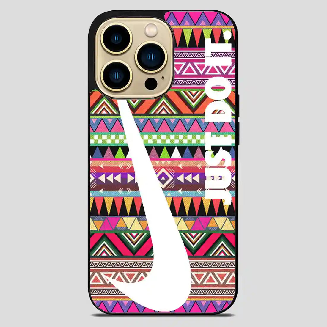 Just Do It Aztec Cool iPhone 14 Pro Max Case