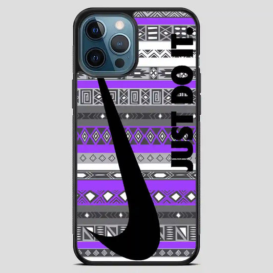 Just Do It Aztec Retro iPhone 12 Pro Max Case