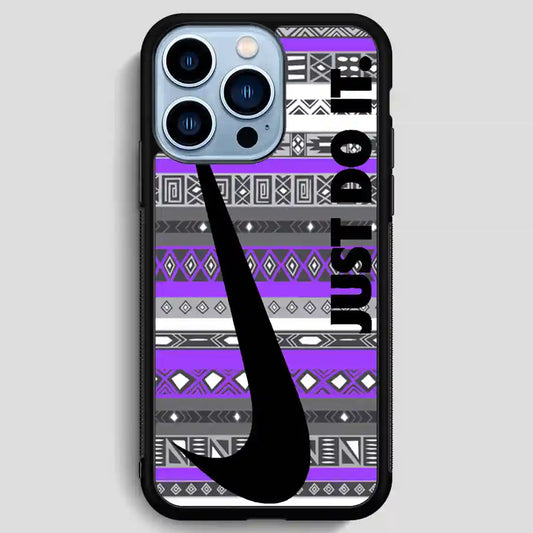 Just Do It Aztec Retro iPhone 13 Pro Max Case