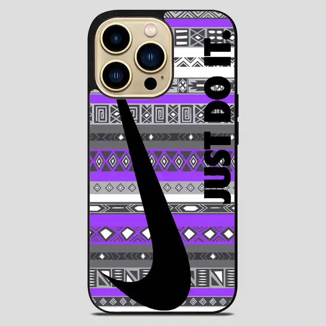 Just Do It Aztec Retro iPhone 14 Pro Max Case