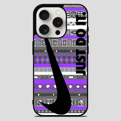 Just Do It Aztec Retro iPhone 15 Pro Max Case