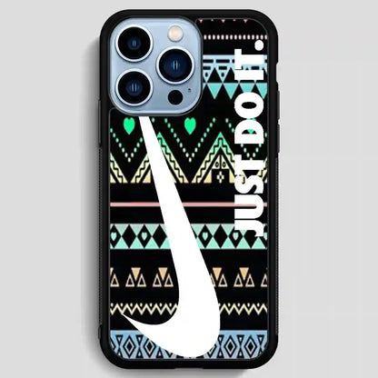 Just Do It Aztec Vintage iPhone 13 Pro Max Case