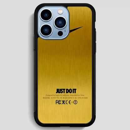 Just Do It Gold Edition iPhone 13 Pro Max Case