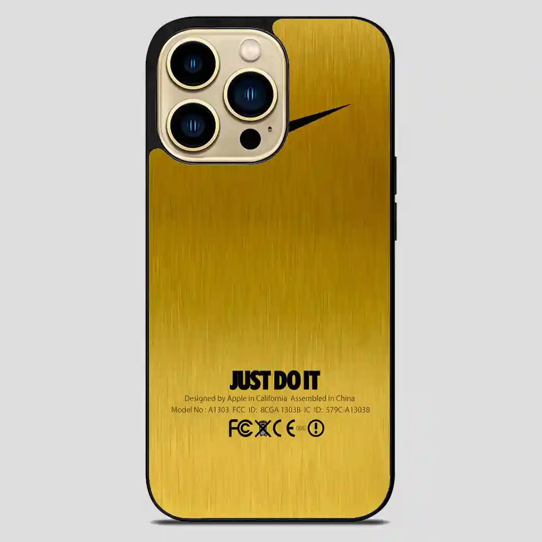 Just Do It Gold Edition iPhone 14 Pro Max Case