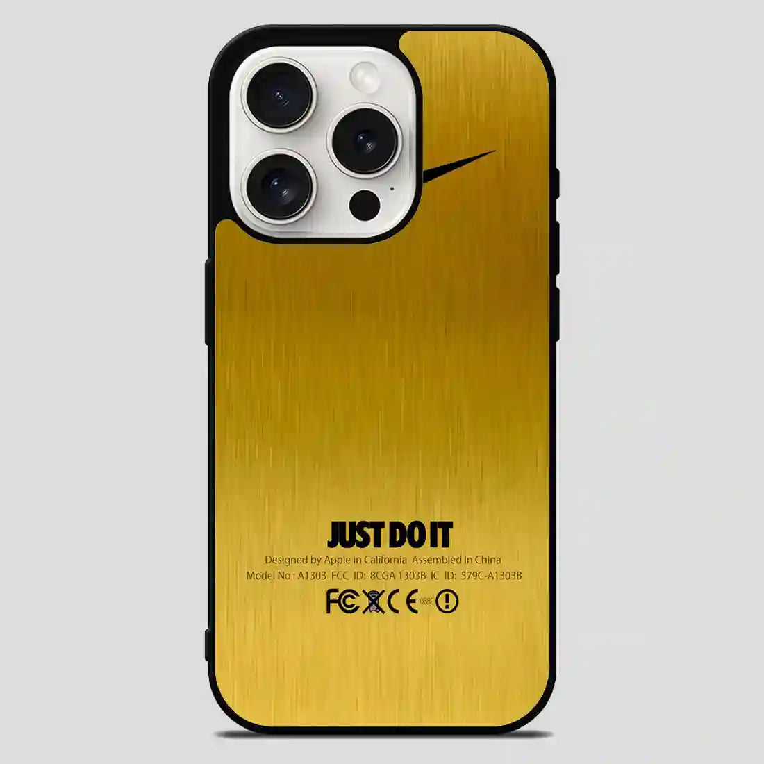 Just Do It Gold Edition iPhone 15 Pro Max Case