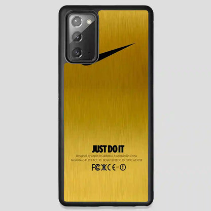 Just Do It Gold Edition Samsung Galaxy Note 20 Case