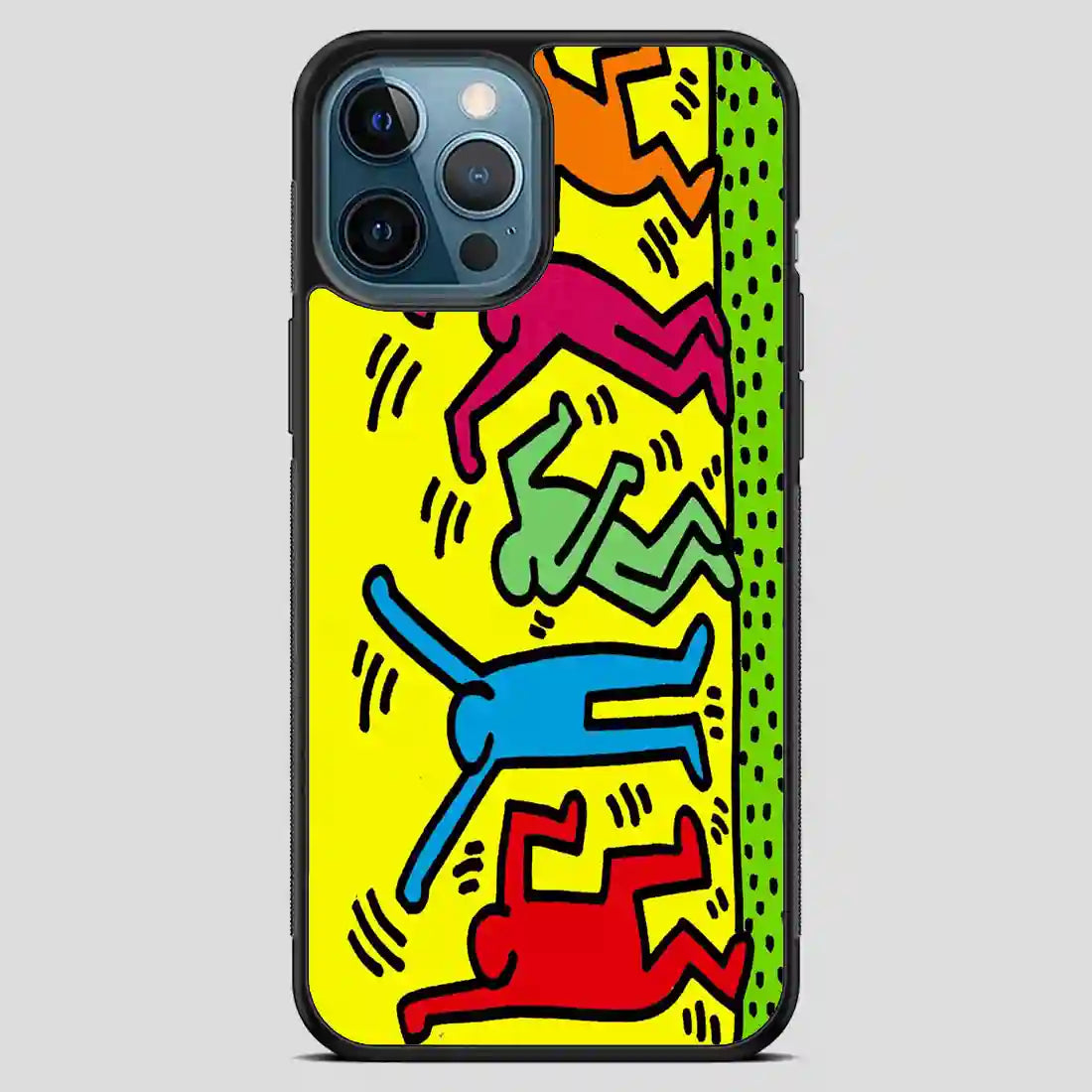 Keith Haring Yellow iPhone 12 Pro Max Case