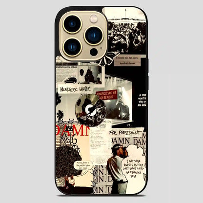 Kendrick Lamar Rapper Vintage iPhone 14 Pro Max Case