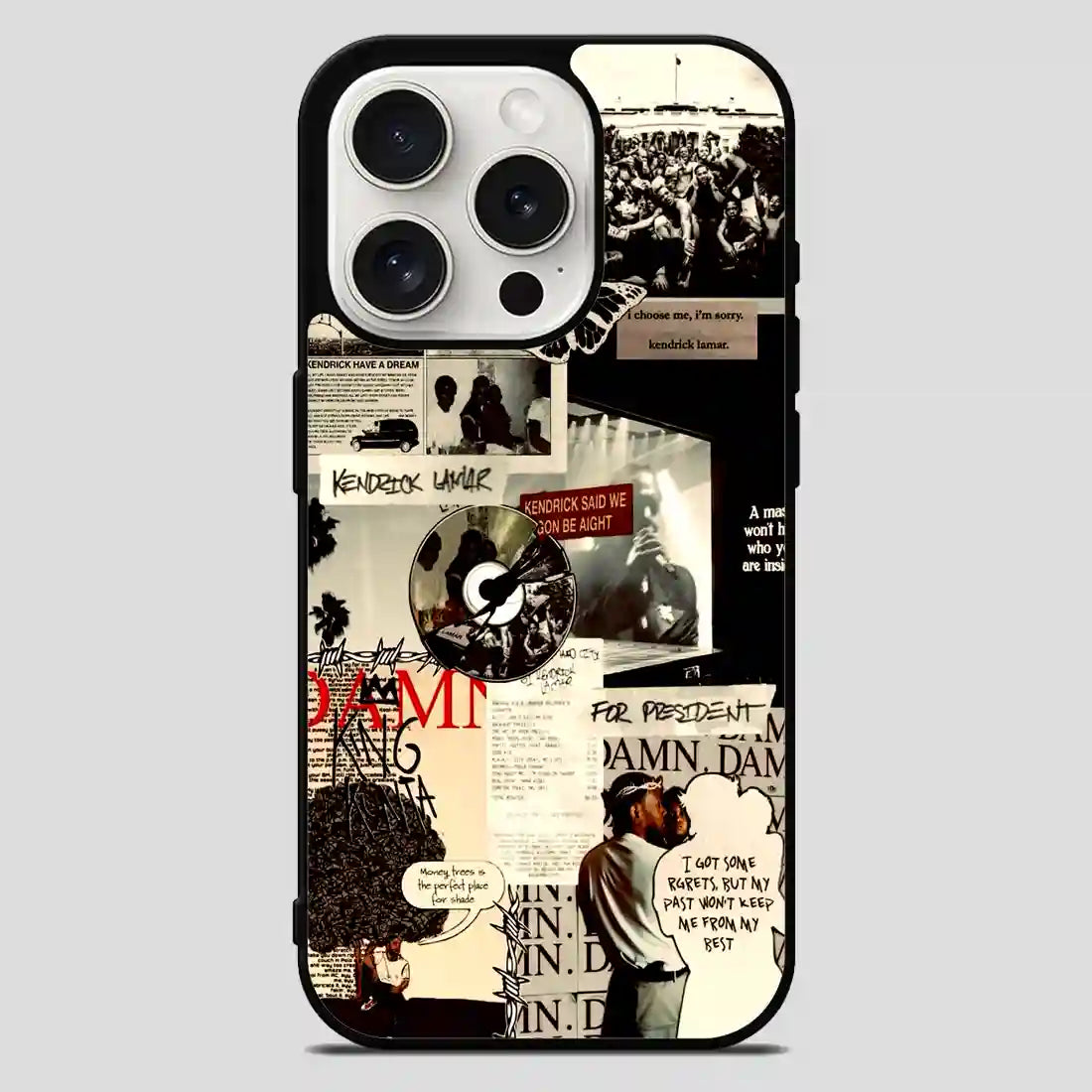 Kendrick Lamar Rapper Vintage iPhone 15 Pro Max Case