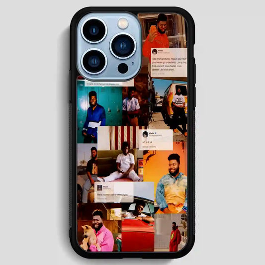 Khalid Collage Rapper iPhone 13 Pro Max Case