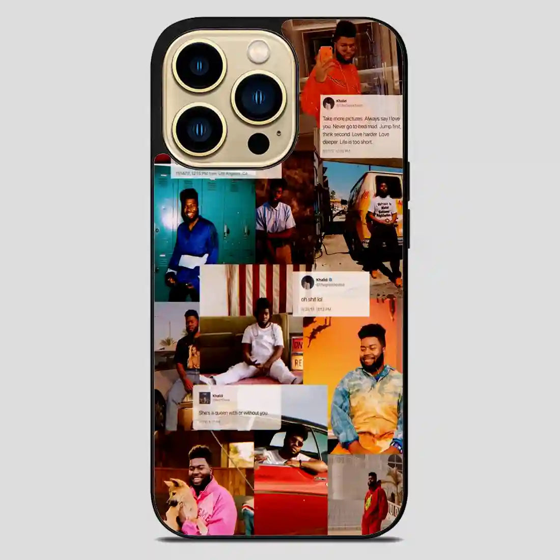 Khalid Collage Rapper iPhone 14 Pro Max Case