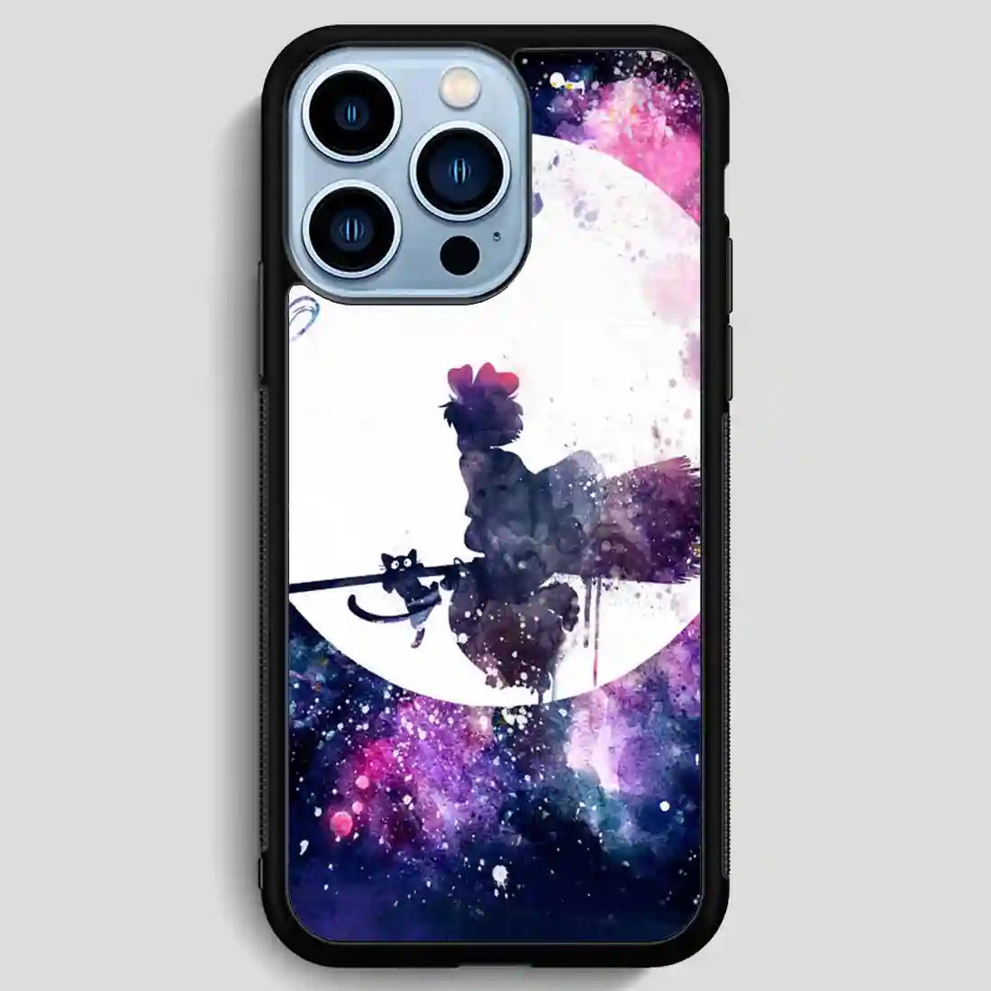 Kikis Delivery Service Flying Near The Moon iPhone 13 Pro Max Case