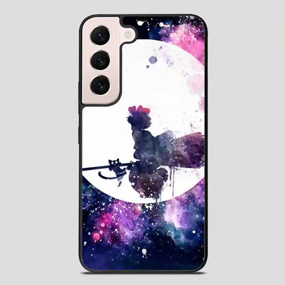 Kikis Delivery Service Flying Near The Moon Samsung Galaxy S22 Plus Case