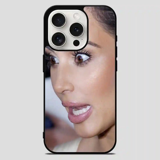 Kim Kardashian Crazy Face iPhone 15 Pro Max Case