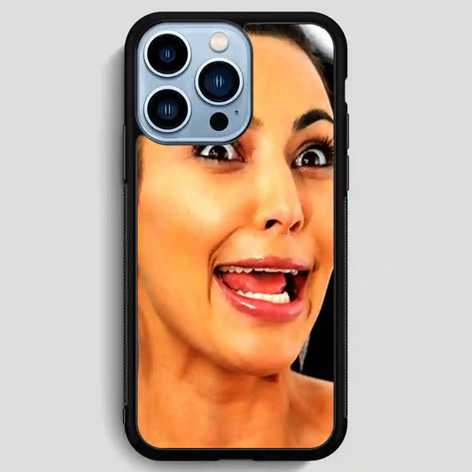 Kim Kardashian Funny Smile iPhone 13 Pro Max Case