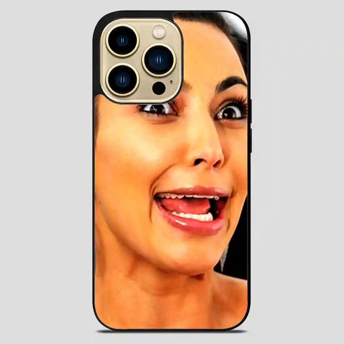 Kim Kardashian Funny Smile iPhone 14 Pro Max Case