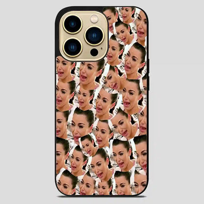 Kim Kardasian Funny Smile iPhone 14 Pro Max Case