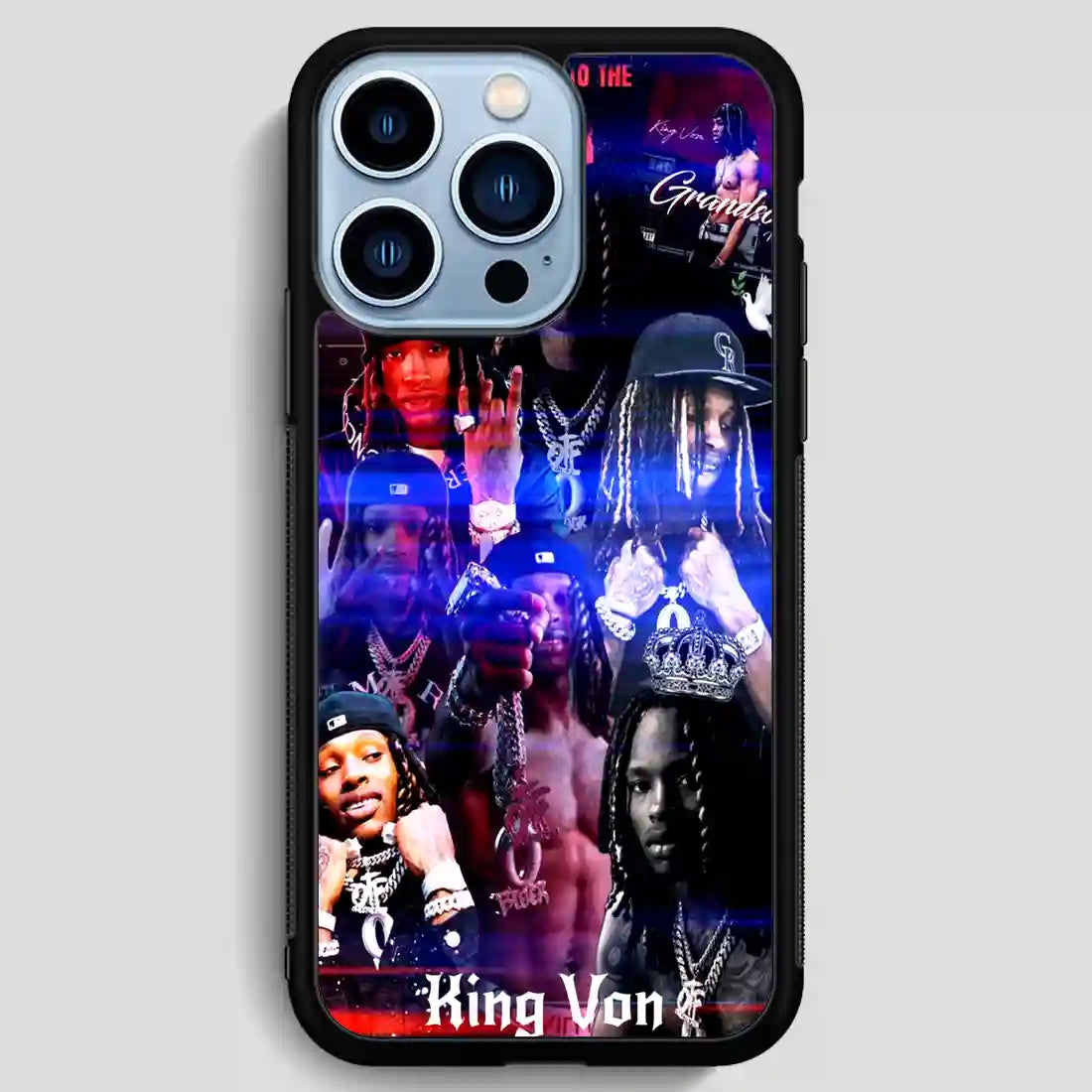 King Von Handcraft iPhone 13 Pro Max Case