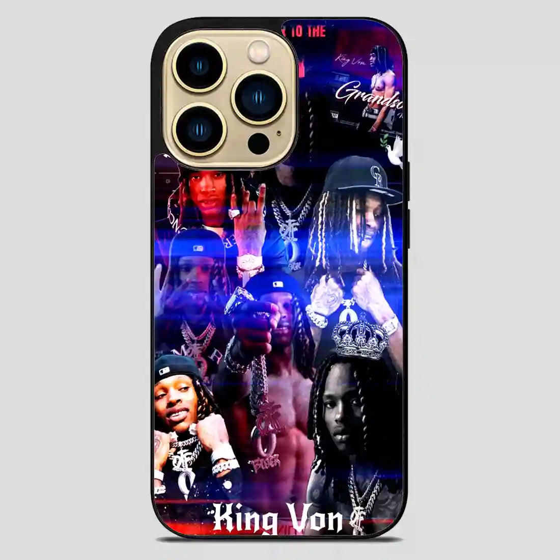 King Von Handcraft iPhone 14 Pro Max Case