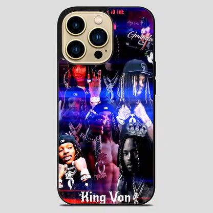 King Von Handcraft iPhone 14 Pro Max Case