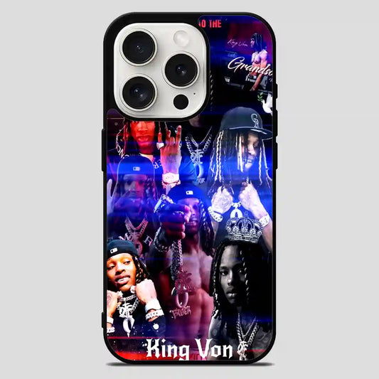 King Von Handcraft iPhone 15 Pro Max Case