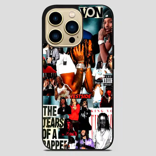 King Von Simple iPhone 14 Pro Max Case