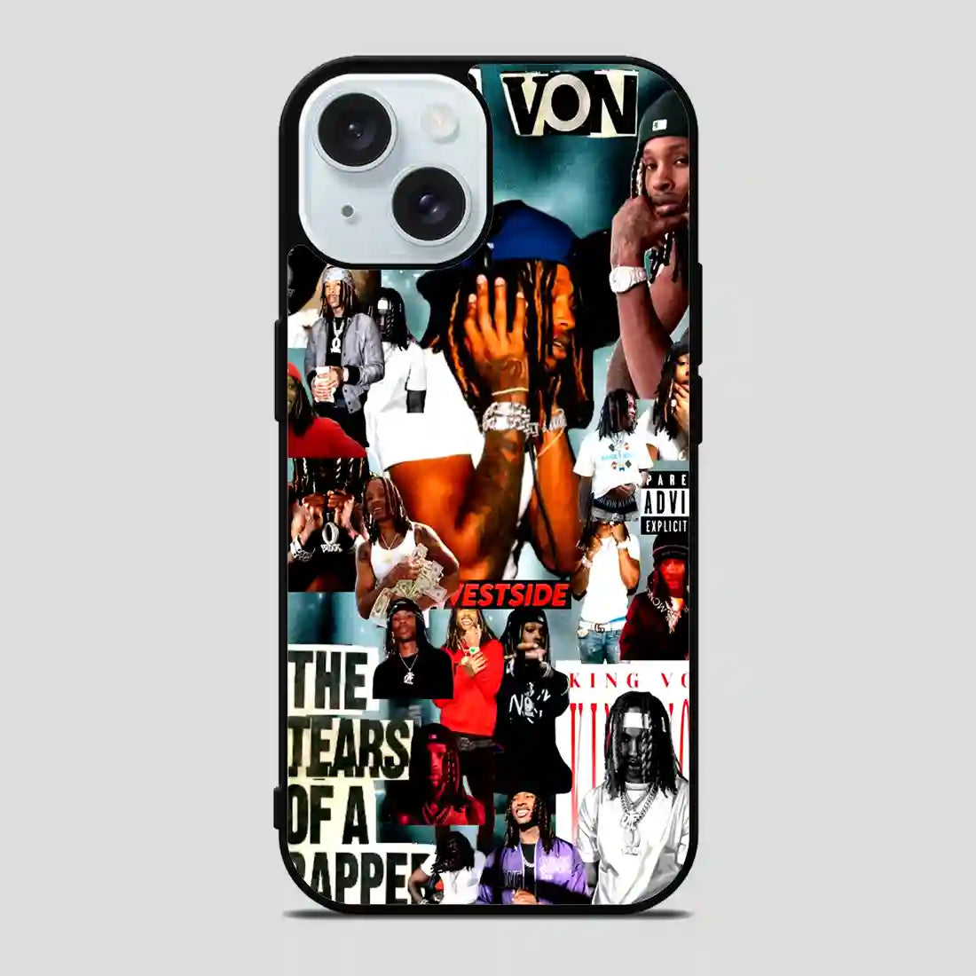 King Von Simple iPhone 15 Case