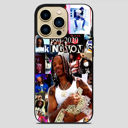 King Von Wallpaper iPhone 14 Pro Max Case