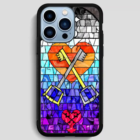 Kingdom Hearts Stained Glass iPhone 13 Pro Max Case