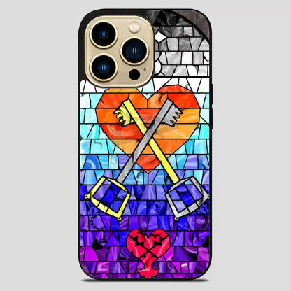 Kingdom Hearts Stained Glass iPhone 14 Pro Max Case